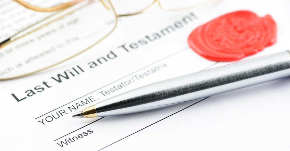 signing a last will and testament