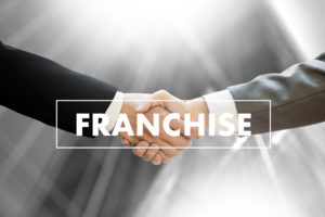 FRANCHISE Marketing Branding Retail and Business Work Mission Concept