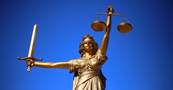 lady justice outside appeals court