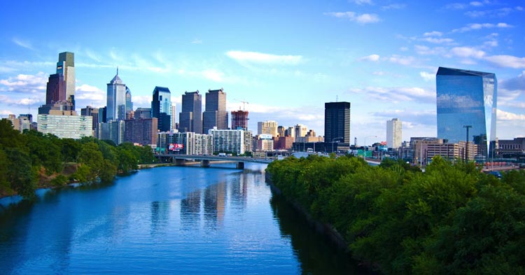 philadelphia city skyline
